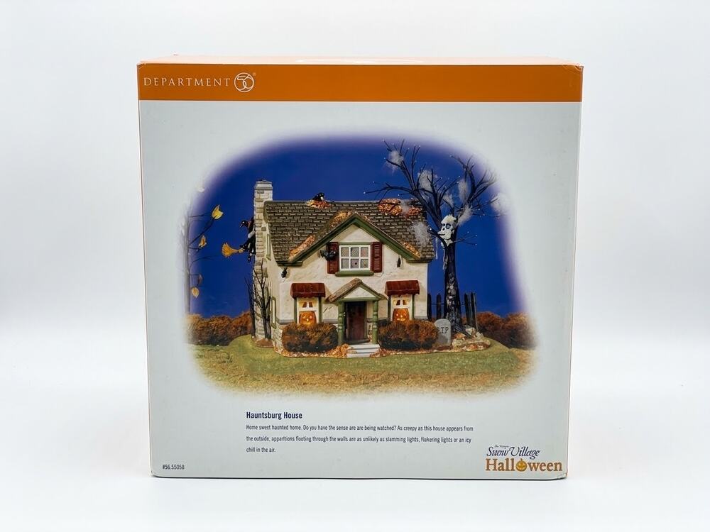 Dept 56 Snow Village Halloween "Hauntsburg House" (#55058) — Brand New in Box!